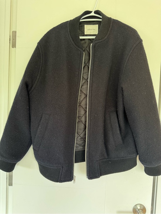 Wilfred Jackets & Blazers - Wilfred Black Wool Bomber Jacket